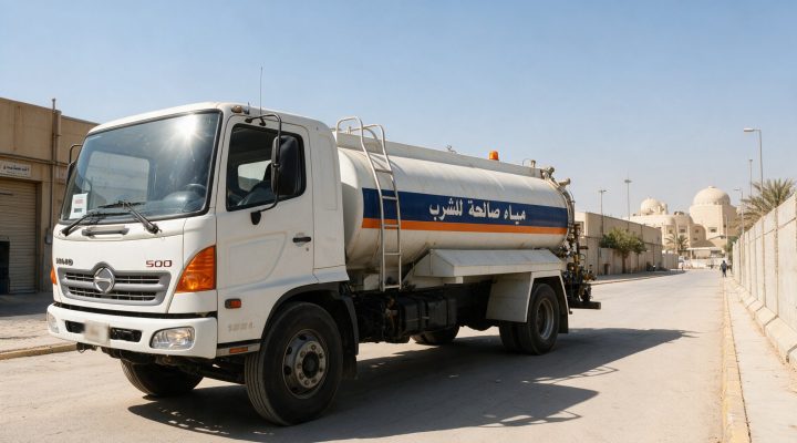 صهريج ماء 18 طن شرق الرياض